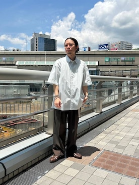 「ブルックスブラザーズ」｜yamamoto0804さん（メンズ・163cm）の夏コーディネート