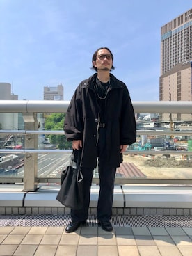 「アイテム（モッズコート）」を使った、yamamoto0804さん（メンズ・163cm）の秋コーディネート