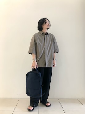 「LEMAIRE（ルメール）のアイテム」を使った、yamamoto0804さん（メンズ・163cm）の夏コーディネート