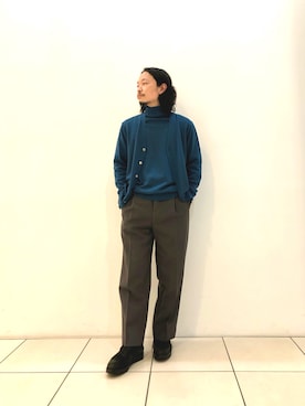 「LEMAIRE（ルメール）のアイテム」を使った、yamamoto0804さん（メンズ・163cm）の秋コーディネート