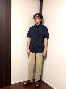 「NAOT」｜mister.dnさん（メンズ・177cm）の夏コーディネート