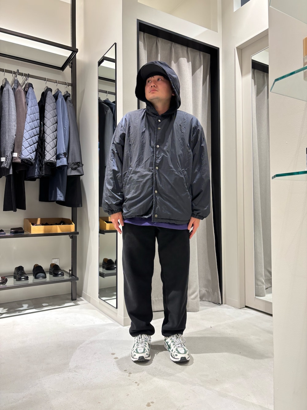 Wide Dad Dad NYLON COACH PARKAを使った人気ファッション