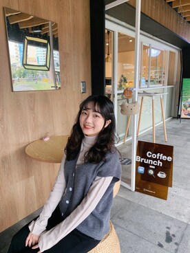「小隻女」｜Zoe  Keさん（レディース・156cm）の冬コーディネート