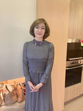 「アイテム（ワンピース/ドレス）」を使った、susanna62さん（レディース・167cm・40代）の冬コーディネート
