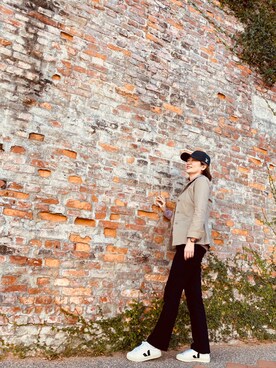 「VEJAS（ヴェジャス）のアイテム」を使った、susanna62さん（レディース・168cm）の冬コーディネート