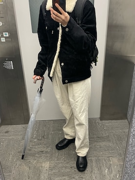 「MAISON KITSUNE」｜「アイテム（その他アウター）」を使った、ゆっち🦖さん（レディース・167cm）の秋コーディネート