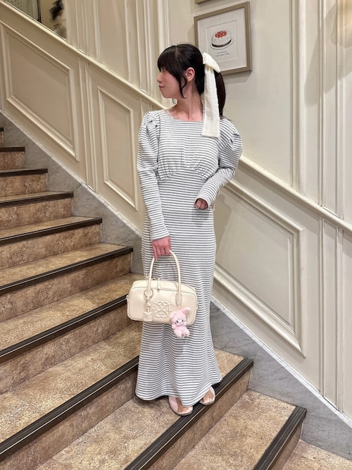 セール】I miss you heart cut dress（ワンピース）｜etre loin