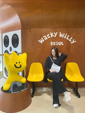 「アイテム（チノパンツ）」を使った、che91145さん（レディース・166cm）の秋コーディネート