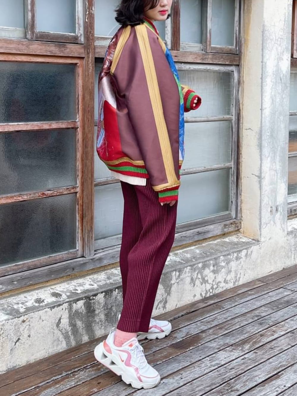 HOMME PLISSE ISSEY MIYAKEのパンツを使ったレディース人気