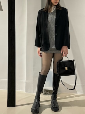 「LOVFEE（ラッフィ）のアイテム」を使った、che91145さん（レディース・166cm）の冬コーディネート