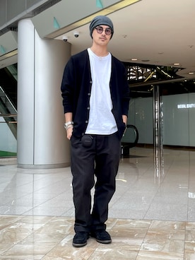 「GU（ジーユー）のアイテム」を使った、Daisukeさん（メンズ・173cm）の秋コーディネート