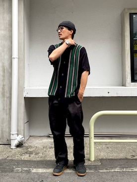 「PUMA（プーマ）のアイテム」を使った、Daisukeさん（メンズ・173cm）の夏コーディネート