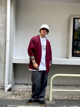 「PUMA（プーマ）のアイテム」を使った、Daisukeさん（メンズ・173cm）の秋コーディネート
