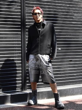 「diesel」｜伊藤柊大さん（メンズ・178cm）の秋コーディネート