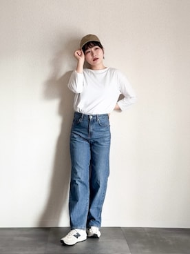 「無印良品（ムジルシリョウヒン）のアイテム」を使った、monさん（レディース・161cm）の秋コーディネート