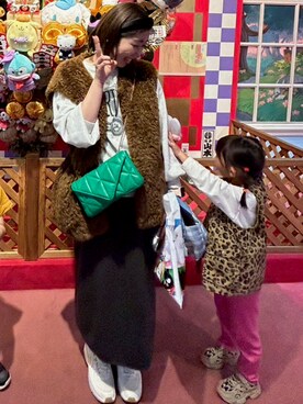 「アイテム（カチューシャ）」を使った、ayuさん（レディース・161cm）の秋コーディネート