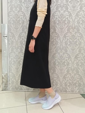 「SKECHERS（スケッチャーズ）のアイテム」を使った、parade鳳店さん（レディース・157cm）の春コーディネート