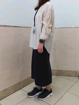 「SKECHERS（スケッチャーズ）のアイテム」を使った、parade鳳店さん（レディース・157cm）の春コーディネート