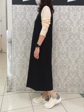 「SKECHERS（スケッチャーズ）のアイテム」を使った、parade鳳店さん（レディース・157cm）の春コーディネート