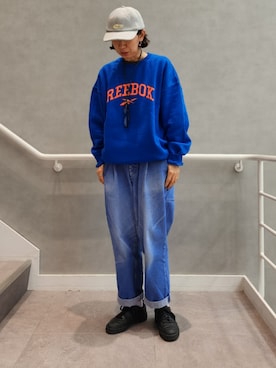 「ブルーコーデ」｜inuさん（レディース・174cm）の秋コーディネート