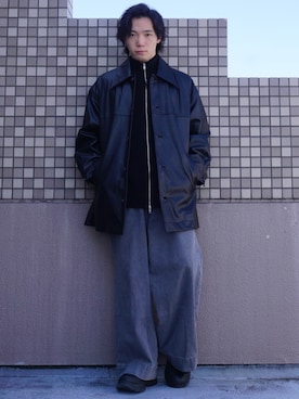 「Firsthand（ファーストハンド）のアイテム」を使った、Kazuさん（メンズ・165cm）の秋コーディネート