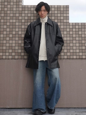 「Firsthand（ファーストハンド）のアイテム」を使った、Kazuさん（メンズ・165cm）の秋コーディネート
