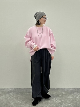 「アイテム（ニットキャップ/ビーニー）」を使った、はやみ👧🏻さん（レディース・155cm・30代）の冬コーディネート