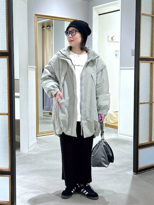 ストレッチサテンスカート　497324