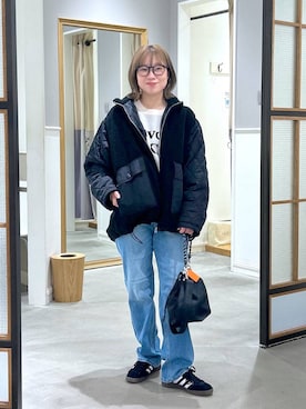 「アイテム（ブルゾン）」を使った、はやみ👧🏻さん（レディース・155cm・30代）の秋コーディネート
