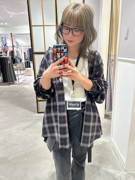 「LEPSIM（レプシィム）のレイヤードラップベルト　1046613（ベルト、ブラック系）」を使った、はやみ👧🏻さん（レディース）の夏コーディネート
