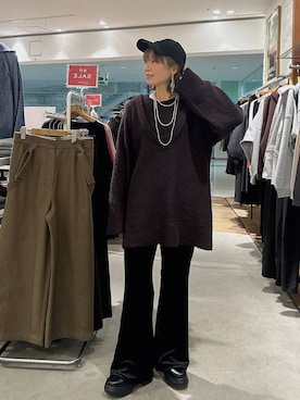 「アイテム（ネックレス）」を使った、はやみ👧🏻さん（レディース・155cm・30代）の冬コーディネート