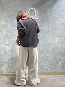 「Q（キュー）のアイテム」を使った、h.kinさん（レディース・162cm）の冬コーディネート