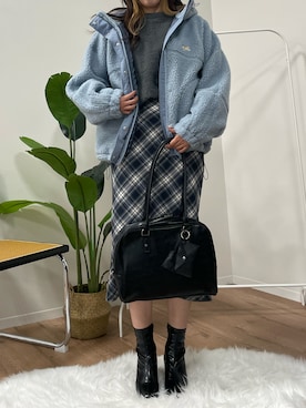 おでこ©さん（レディース・163cm）の冬コーディネート