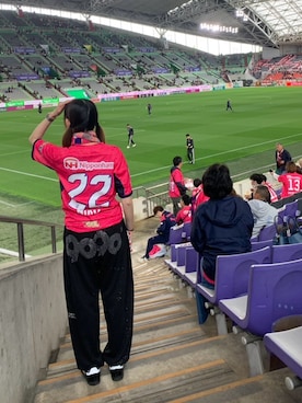 「9090（ナインティナインティ）のアイテム」を使った、わ いさん（レディース・157cm）の秋コーディネート