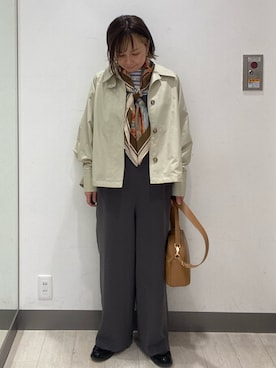satomiさん(レディース・154cm)の春コーディネート