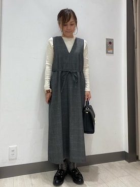 satomiさん（骨格ナチュラル・レディース・154cm）の秋コーディネート