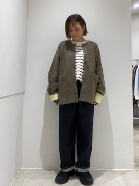 satomiさん（骨格ナチュラル・レディース・154cm）の秋コーディネート
