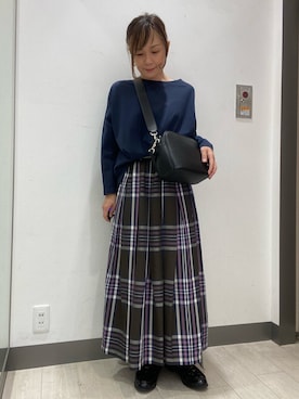 satomiさん（骨格ナチュラル・レディース・154cm）の秋コーディネート