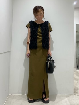 「骨格ナチュラル」｜satomiさん（レディース・154cm）の秋コーディネート