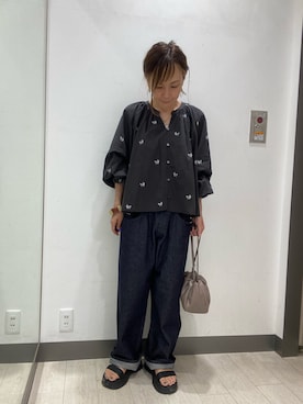 「骨格ナチュラル」｜satomiさん（レディース・154cm）の秋コーディネート