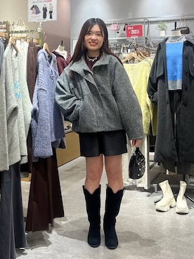 「大人女子カジュアル_LOWRYS FARM」｜hinamkmk26さん（レディース・159cm）の冬コーディネート