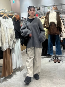 「アイテム（シュシュ）」を使った、hinamkmk26さん（レディース・159cm・20代）の秋コーディネート