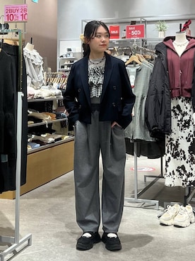 hinamkmk26さん(レディース・159cm)の冬コーディネート