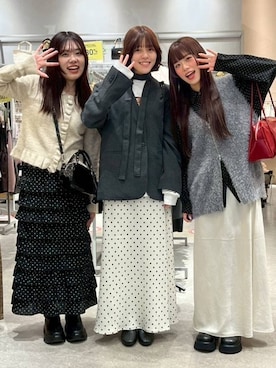 「LOWRYS FARM（ローリーズファーム）のアイテム（ベスト）」を使った、hinamkmk26さん（レディース・159cm）の秋コーディネート