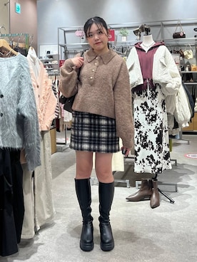 hinamkmk26さん（レディース・159cm）の冬コーディネート