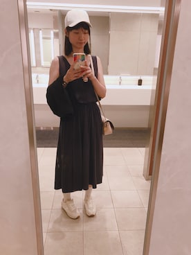 「DIFFUSER （ディフューザー　）のアイテム（帽子）」を使った、Ellyさん（レディース・167cm）の夏コーディネート