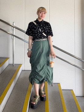 「179/WG（イチナナキュウダブルジー）のアイテム」を使った、marikaさん（骨格ウェーブ・レディース・150cm）の夏コーディネート