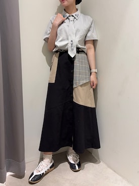 「179/WG（イチナナキュウダブルジー）のアイテム」を使った、marikaさん（骨格ウェーブ・レディース・150cm）の夏コーディネート