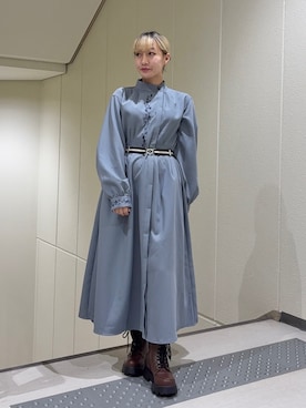 「アイテム（ワンピース）」を使った、marikaさん（レディース・150cm）の冬コーディネート