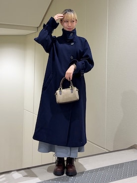 「アイテム（その他アウター）」を使った、marikaさん（レディース・150cm）の冬コーディネート